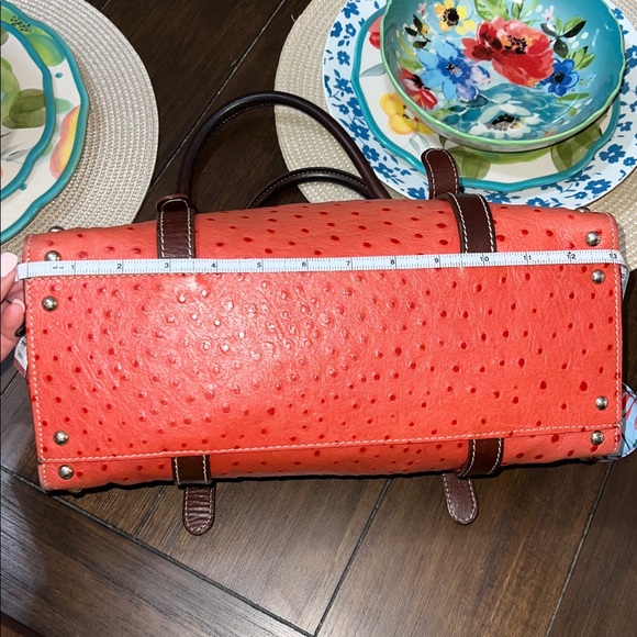 Kate Landry Leather Satchel - Picture 6 of 9